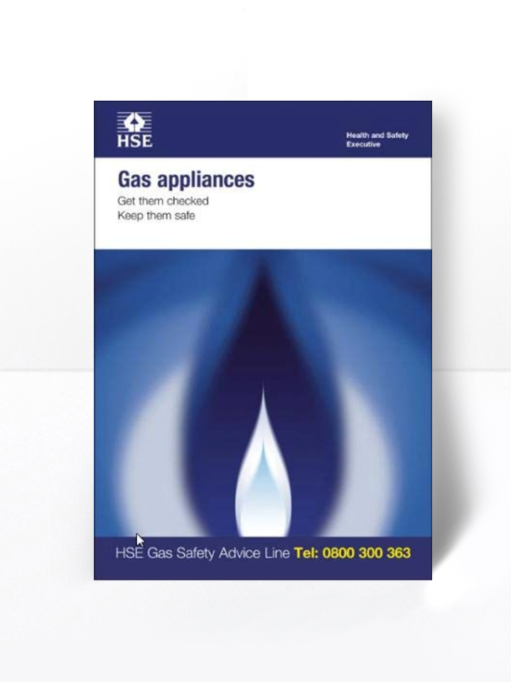 HSEs advice on Gas appliances